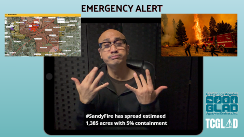 TCGLAD and GLAD Sandy Fire Updates May 19 2026